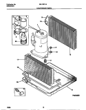 COMPRESSOR PARTS Diagram and Parts List for GAL103Y1A2  Gibson Air Conditioner
