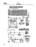 131780600 WIRING DIAGRAM Diagram and Parts List for FLSG72GCS9  Frigidaire Washer Dryer Combo