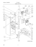 CABINET / CONTROLS Diagram and Parts List for FRT104FW0  Frigidaire Refrigerator