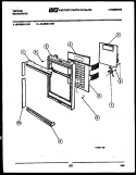 CONTROL PANEL Diagram and Parts List for 56-2990-00-01  Tappan Microwave