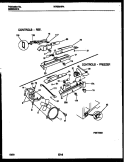 REFRIGERATOR CONTROL ASSEMBLY, DAMP Diagram and Parts List for MRS22HRAD0  Frigidaire Refrigerator