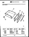 DRAWER PARTS Diagram and Parts List for 76-4967-00-13  Tappan Microwave Oven Combo