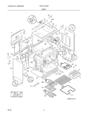 BODY Diagram and Parts List for FFEF4015LWB  Frigidaire Range