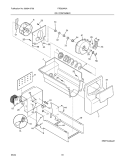 ICE CONTAINER Diagram and Parts List for FRS23W3AWE  Frigidaire Refrigerator