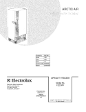 COVER Diagram and Parts List for F22CWF1  Frigidaire Freezer