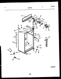 CABINET PARTS Diagram and Parts List for FPI14TPW1  Frigidaire Refrigerator