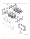 FREEZER DRAWER/BASKETS Diagram and Parts List for FPHG2399MF2  Frigidaire Refrigerator