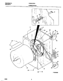 P16V0036 DRY CAB, HEATER Diagram and Parts List for FDG647RFS1  Frigidaire Dryer