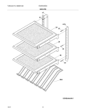 SHELVES Diagram and Parts List for EI24BC65GS2  Electrolux Wine and Beverage Cooler