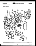 CABINET AND COMPONENT PARTS Diagram and Parts List for LCE772LW1  Frigidaire Washer Dryer Combo