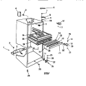 CABINET Diagram and Parts List for RT114GCD5  Frigidaire Refrigerator
