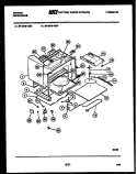 BODY PARTS Diagram and Parts List for 56-4878-10-01  Tappan Microwave