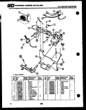 BURNER, IGNITER AND VALVE Diagram and Parts List for DGS100CD1  Kelvinator Dryer