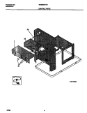 CONTROL PARTS Diagram and Parts List for WAK083F7V2  Frigidaire Air Conditioner