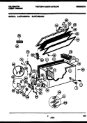 CHEST FREEZER PARTS Diagram and Parts List for KFC15M4AW2  Kelvinator Freezer