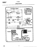 WIRING DIAGRAM Diagram and Parts List for TFU14M5AW6  Tappan Freezer