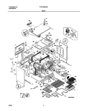 BODY Diagram and Parts List for PLEF489ACB  Frigidaire Range