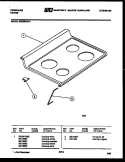 COOKTOP PARTS Diagram and Parts List for RS35BAH4  Frigidaire Range