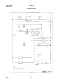 WIRING DIAGRAM Diagram and Parts List for FED355CCBJ  Frigidaire Range