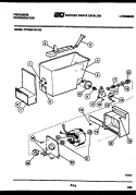 ICE DISPENSER Diagram and Parts List for FPCE24VWLF0  Frigidaire Refrigerator