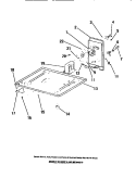 CABINET BASE, BLOWER MOTOR, TRANSFO Diagram and Parts List for MC640C0  Frigidaire Microwave