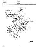CONTROLS Diagram and Parts List for MRS20HRAD7  Frigidaire Refrigerator