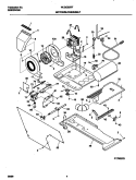 P17B0023 DRY MTR, BELT Diagram and Parts List for WLSG62RFD0  Frigidaire Washer Dryer Combo