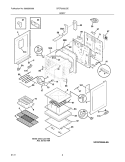 BODY Diagram and Parts List for CFEF3052LSE  Frigidaire Range