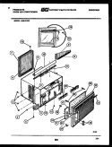 CABINET PARTS Diagram and Parts List for A08LE2N2  Frigidaire Air Conditioner
