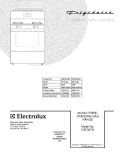 COVER Diagram and Parts List for FGF337GSC  Frigidaire Range