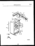 CABINET PARTS Diagram and Parts List for MRT17CHAY0-23  Tappan Refrigerator