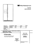 COVER Diagram and Parts List for WRS26MF5AQ4  Westinghouse Refrigerator