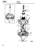 TRANSMISSION Diagram and Parts List for FWX233RES1  Frigidaire Washer