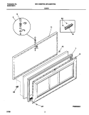 DOOR Diagram and Parts List for MFC20M4FW2  Frigidaire Freezer