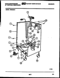 CABINET PARTS Diagram and Parts List for SP550NXR1  Frigidaire Dishwasher
