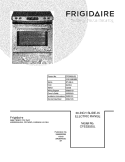 COVER Diagram and Parts List for CFES3025LS2  Frigidaire Range
