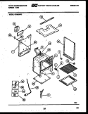 BODY PARTS Diagram and Parts List for GF830ND2  Frigidaire Range