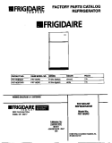COVER Diagram and Parts List for FRT18QRCW3  Frigidaire Refrigerator