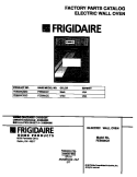 COVER Diagram and Parts List for FEB500CEBC  Frigidaire Wall Oven