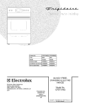 COVER Diagram and Parts List for CFEF376GBE  Frigidaire Range