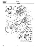 ICE MAKER Diagram and Parts List for FRT18KRED2  Frigidaire Refrigerator