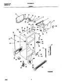 CABINET Diagram and Parts List for FRT22INLHC1  Frigidaire Refrigerator