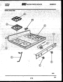 COOKTOP PARTS Diagram and Parts List for 30-3341-23-01  Tappan Range