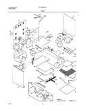 BODY Diagram and Parts List for FEF389WJCC  Frigidaire Range