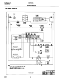 WIRING DIAGRAM Diagram and Parts List for FGF353BADG  Frigidaire Range