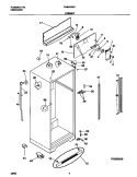 CABINET Diagram and Parts List for F44N18MGD1  Frigidaire Refrigerator