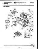 WRAPPER AND BODY PARTS Diagram and Parts List for KM485LXM6  Frigidaire Microwave