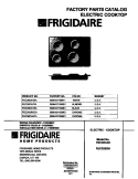 COVER Diagram and Parts List for FEC30C4HTA  Frigidaire Cooktop