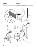 SYSTEM Diagram and Parts List for FFU20IC8CW0  Frigidaire Freezer