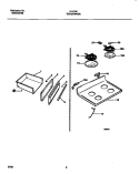 COOKTOP AND DRAWER PARTS Diagram and Parts List for 31-2752-23-01  Tappan Range